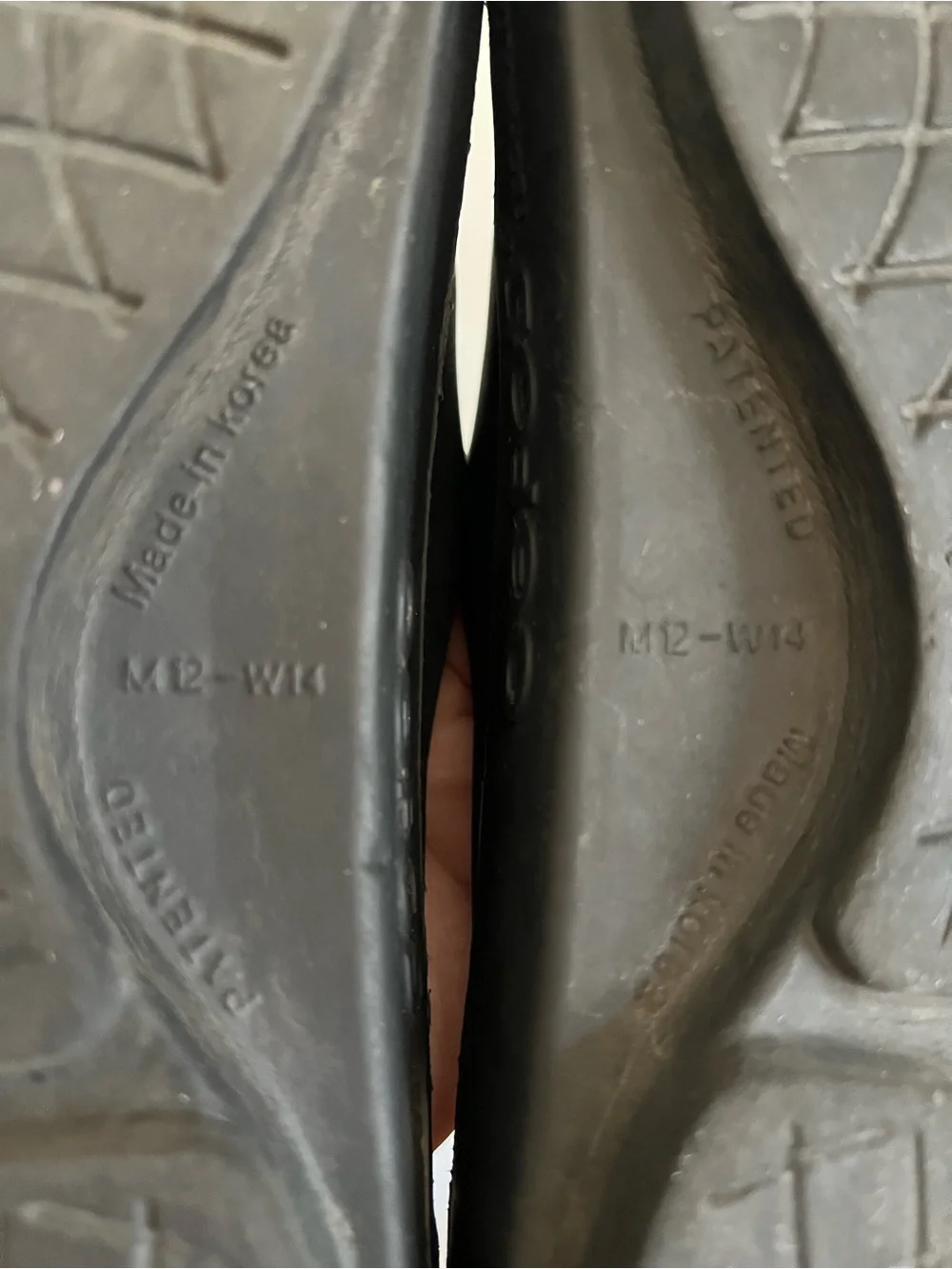 Oofos OOahh Black MEN'S SLIDES SIZE 12